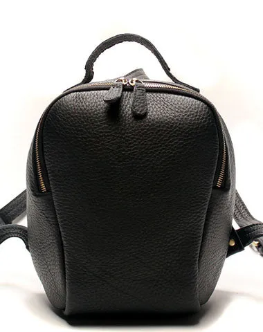 Vintage LEATHER WOMEN Backpack Purses Cute School Backpacks FOR WOMEN