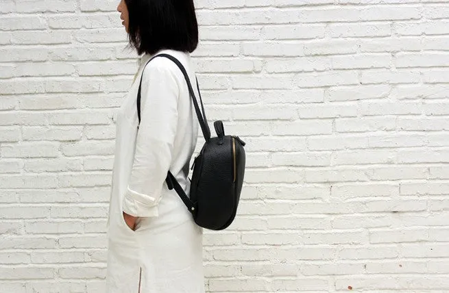 Vintage LEATHER WOMEN Backpack Purses Cute School Backpacks FOR WOMEN
