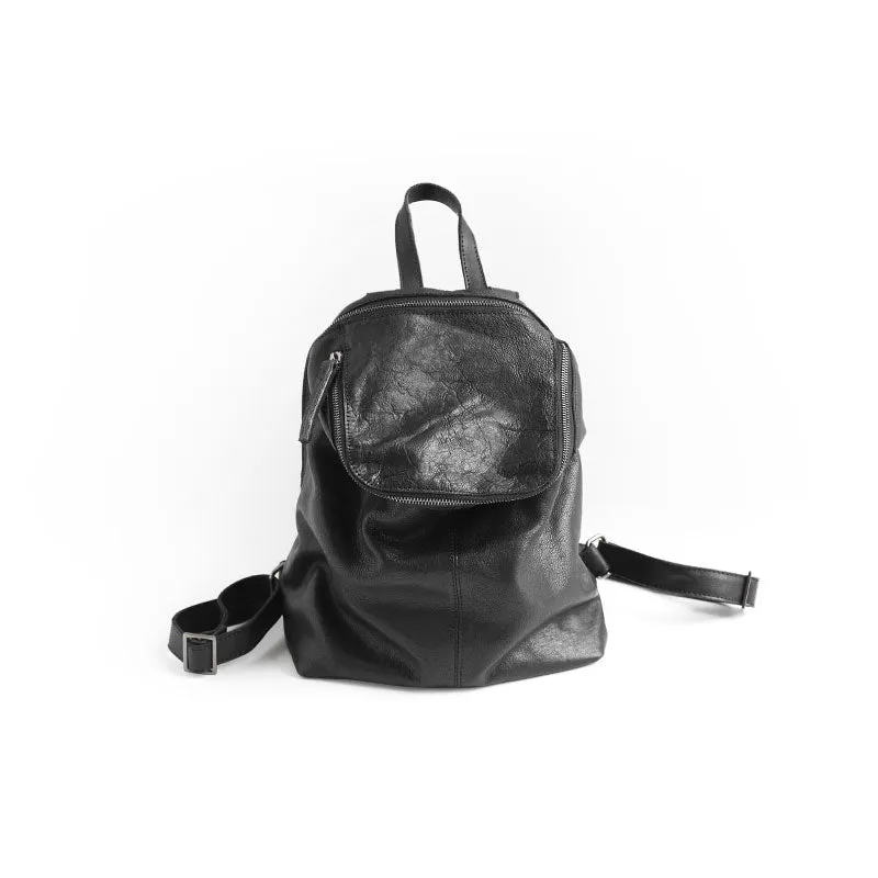 Vintage LEATHER WOMEN Barrel Backpacks School Bucket Backpacks FOR WOMEN