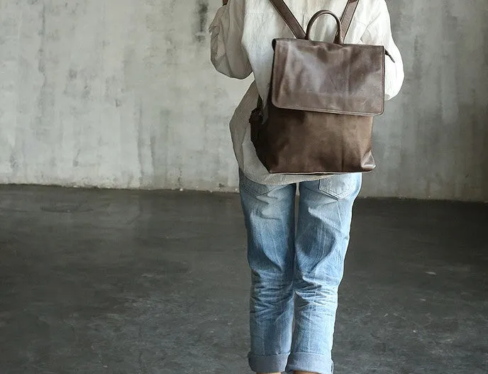 Vintage LEATHER WOMENs Backpack School Backpack Travel Backpack FOR WOMEN