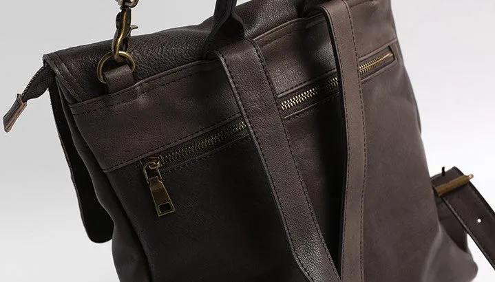 Vintage LEATHER WOMENs Backpack School Backpack Travel Backpack FOR WOMEN