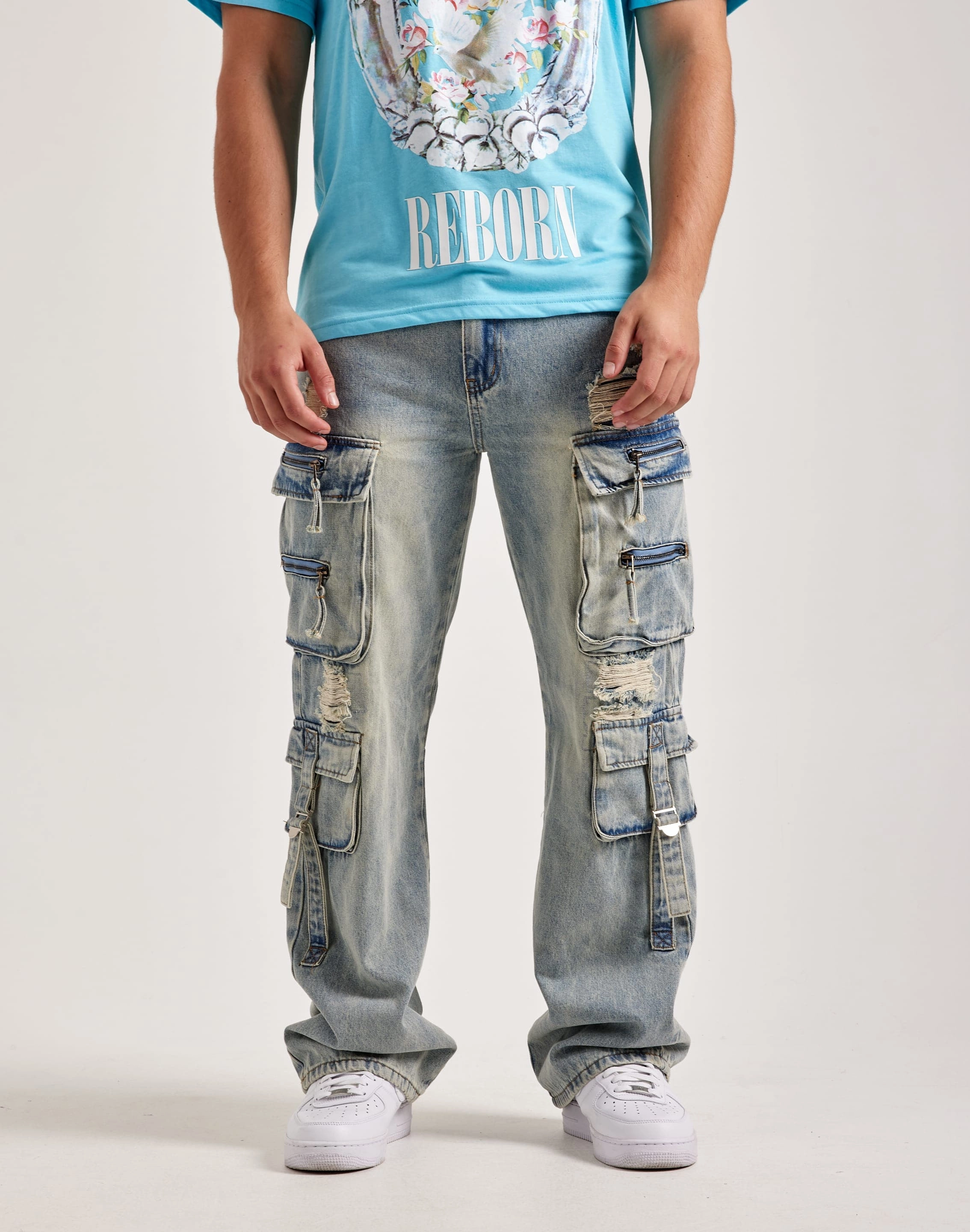 WAIMEA Baggy Cargo Jeans