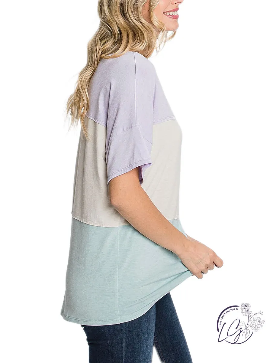 Whole Lot of Soul Colorblocked Tee