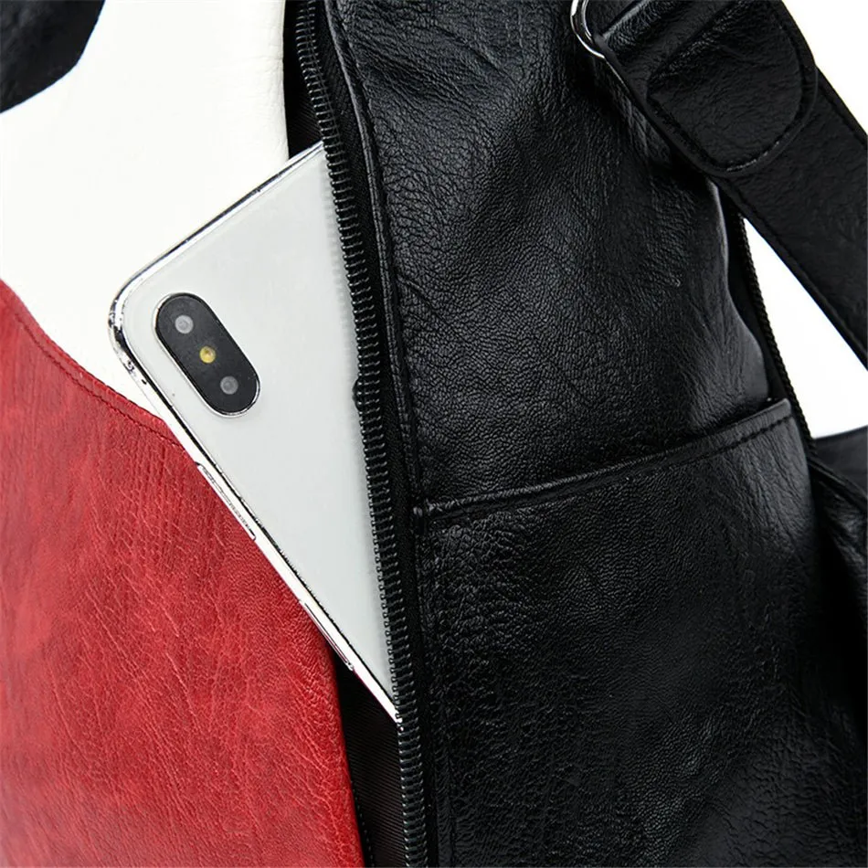Women Backpack leather Anti Theft