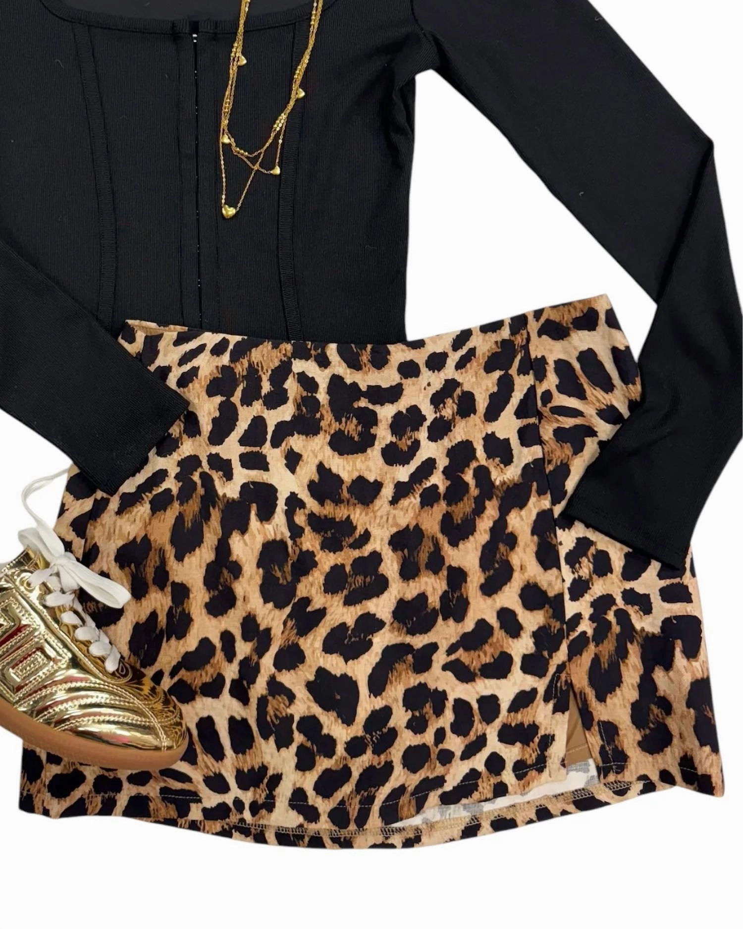 Women's Going Wild Mini Skirt In Leopard