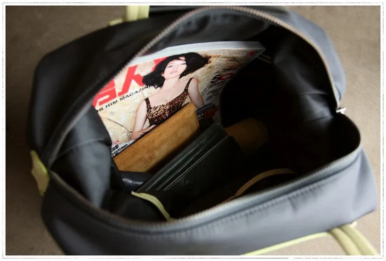 Womens Black Nylon Backpack Purse Best Satchel Backpack Nylon Leather School Rucksack for Ladies