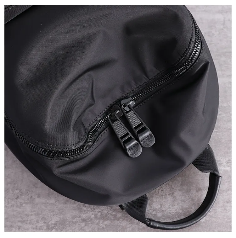 Womens Nylon Backpack Best Satchel Backpack Purse Nylon Black School Rucksack for Ladies