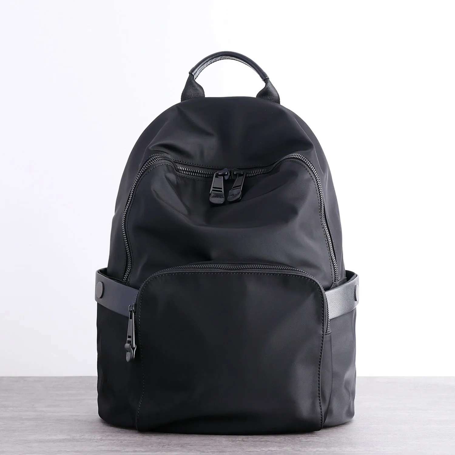 Womens Nylon Backpack Best Satchel Backpack Purse Nylon Gray School Rucksack for Ladies