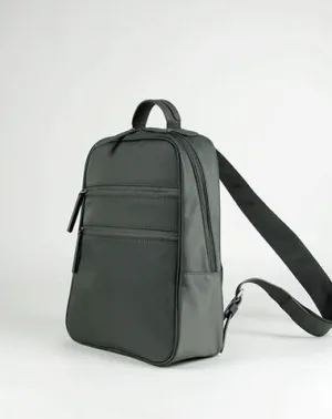 Womens Nylon Backpack Purse Gray Best Satchel Backpack Nylon School Rucksack for Ladies