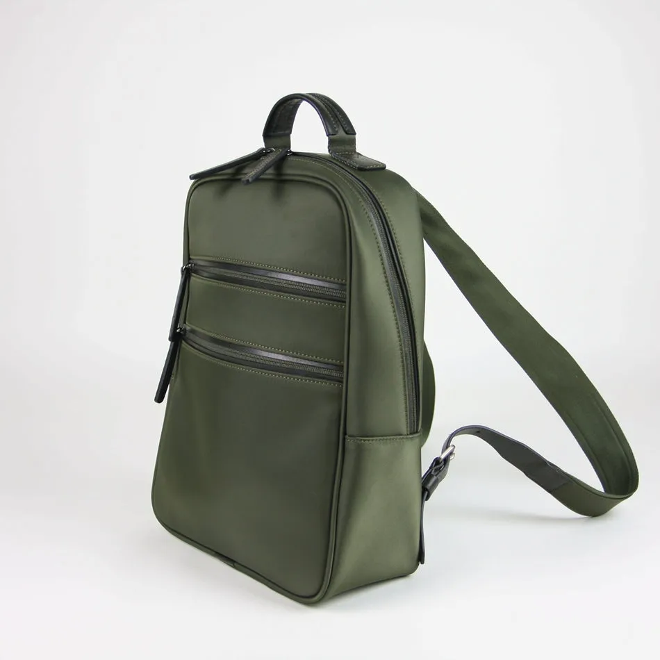 Womens Nylon Backpack Purse Gray Best Satchel Backpack Nylon School Rucksack for Ladies
