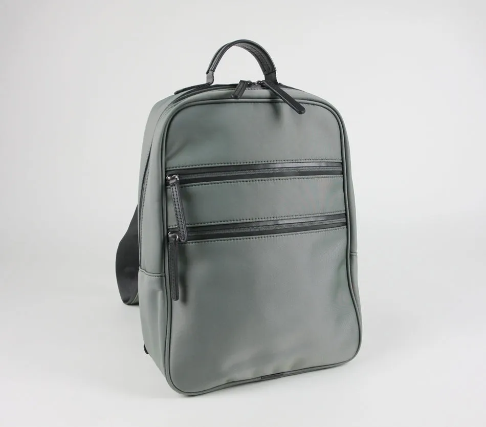 Womens Nylon Backpack Purse Gray Best Satchel Backpack Nylon School Rucksack for Ladies
