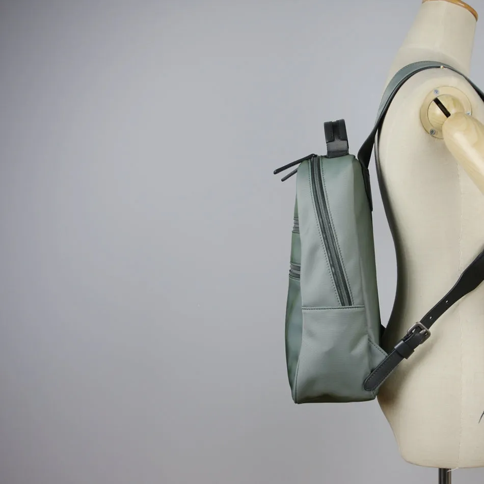Womens Nylon Backpack Purse Gray Best Satchel Backpack Nylon School Rucksack for Ladies
