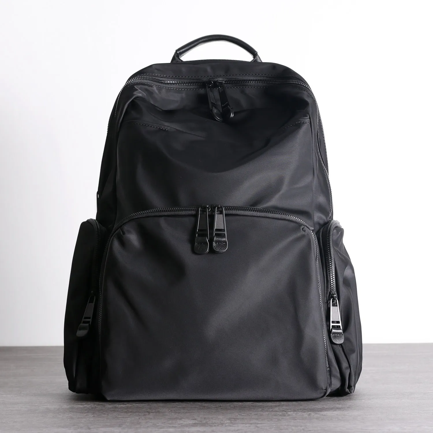 Womens Nylon Laptop Backpack Best Travel Backpack Purse Nylon Black School Rucksack for Ladies