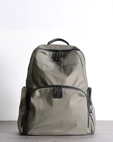 Womens Nylon Laptop Backpack Best Travel Backpack Purse Nylon Black School Rucksack for Ladies