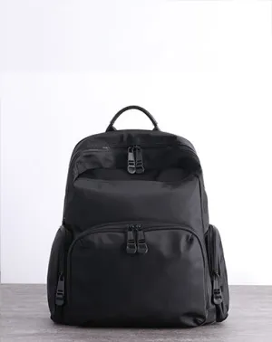 Womens Nylon Laptop Backpack Best Travel Backpack Purse Nylon Black School Rucksack for Ladies