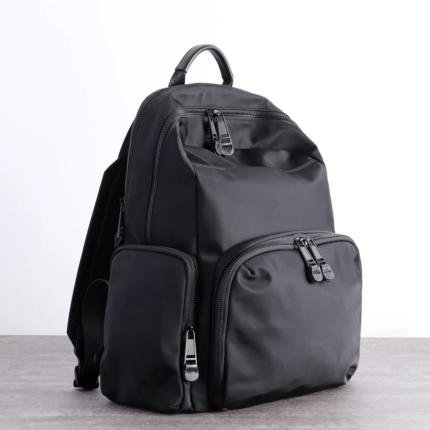 Womens Nylon Laptop Backpack Best Travel Backpack Purse Nylon Black School Rucksack for Ladies