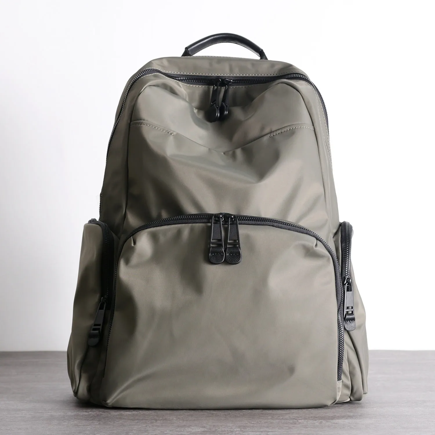 Womens Nylon Laptop Backpack Best Travel Backpack Purse Nylon Black School Rucksack for Ladies