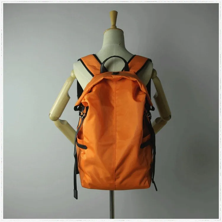Womens Nylon Large Backpack Purse Army Green Nylon Travel Backpack School Rucksack for Ladies
