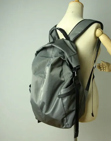 Womens Nylon Large Backpack Purse Army Green Nylon Travel Backpack School Rucksack for Ladies