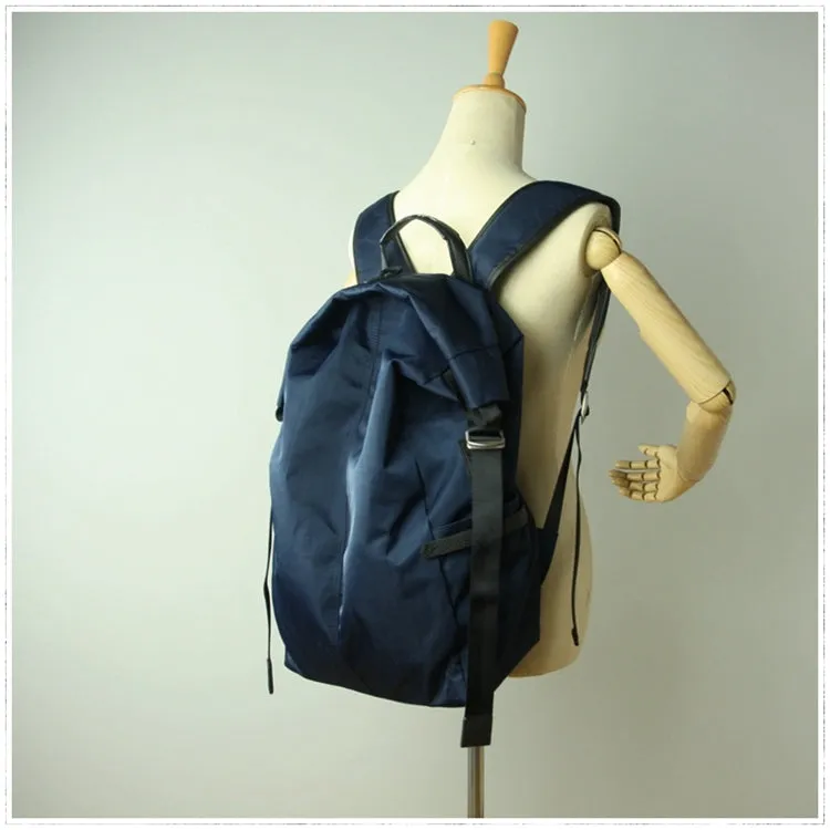 Womens Nylon Large Backpack Purse Army Green Nylon Travel Backpack School Rucksack for Ladies