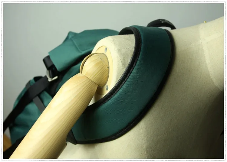 Womens Nylon Large Backpack Purse Army Green Nylon Travel Backpack School Rucksack for Ladies