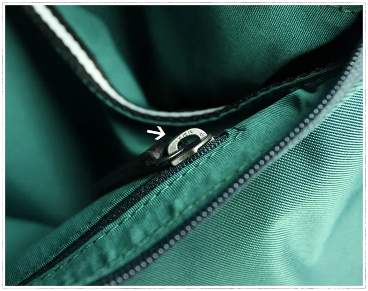 Womens Nylon Large Backpack Purse Bright Green Nylon Travel Backpack School Rucksack for Ladies