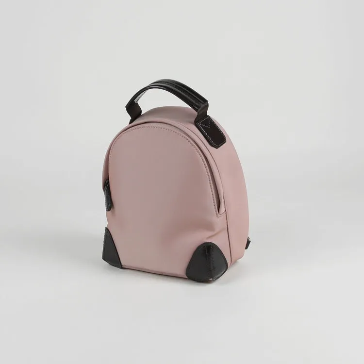 Womens Nylon Small Backpack Purse Light Gray Convertible Crossbody Bag Nylon Backpack Shoulder Bag for Ladies