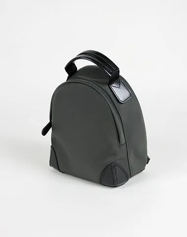 Womens Nylon Small Backpack Purse Light Gray Convertible Crossbody Bag Nylon Backpack Shoulder Bag for Ladies