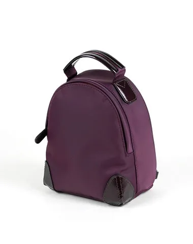Womens Nylon Small Backpack Purse Light Gray Convertible Crossbody Bag Nylon Backpack Shoulder Bag for Ladies