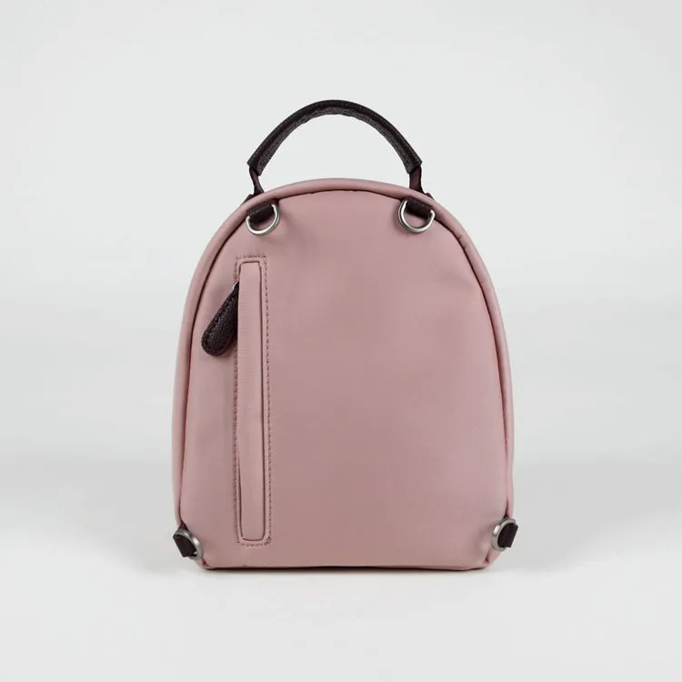 Womens Nylon Small Backpack Purse Wine Convertible Crossbody Bag Nylon Backpack Shoulder Bag for Ladies