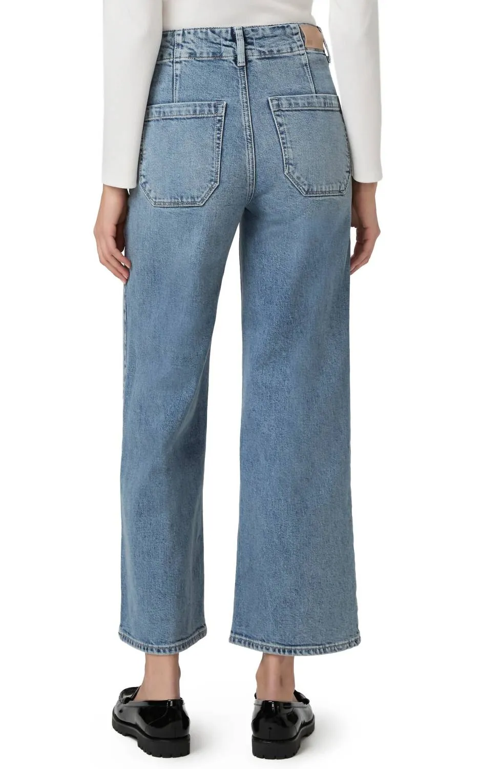 Women's Sasha Ankle With Reverse Utility Pockets Jean In Saylor Distressed