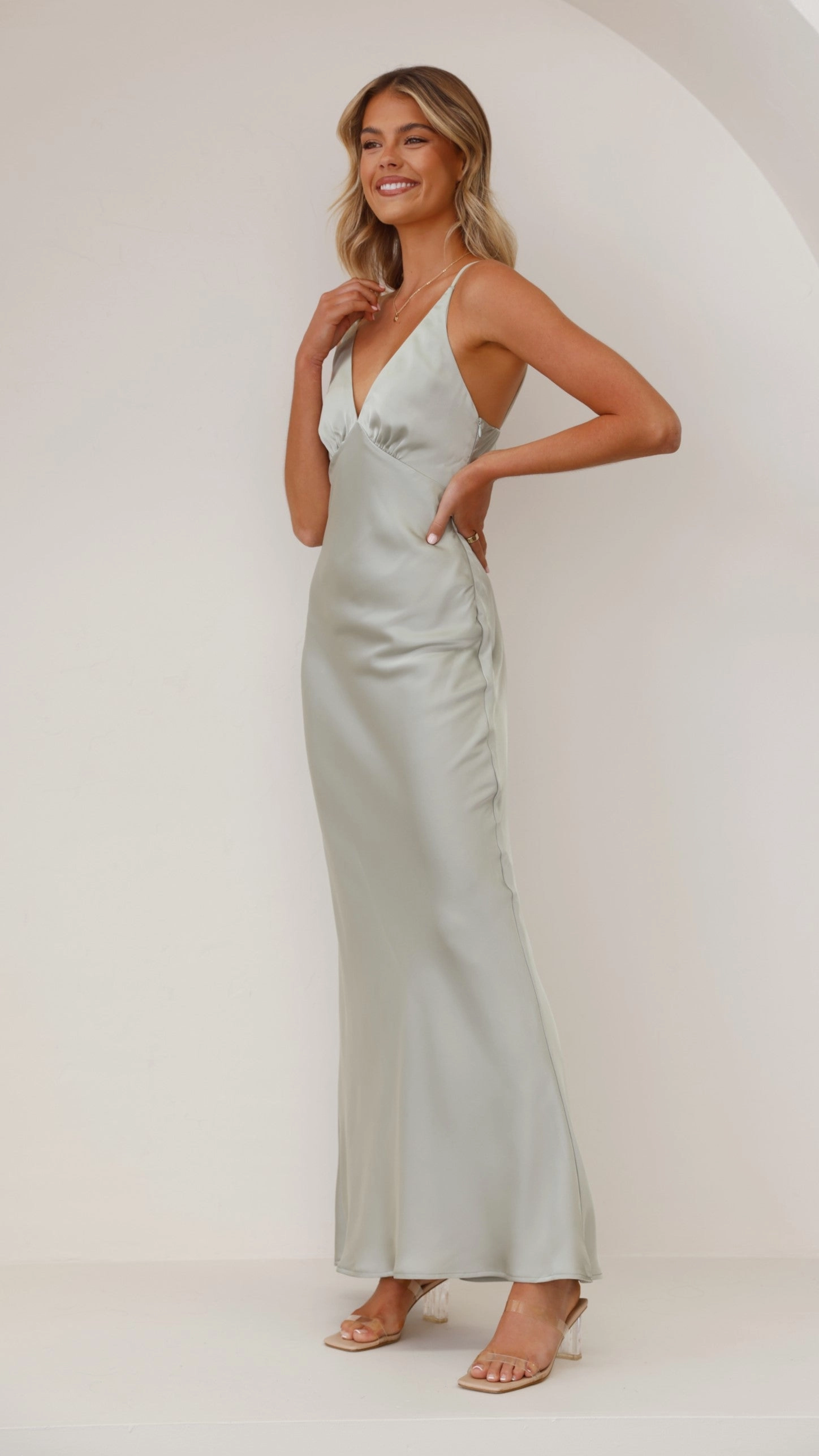 Ziah Maxi Dress - Olive